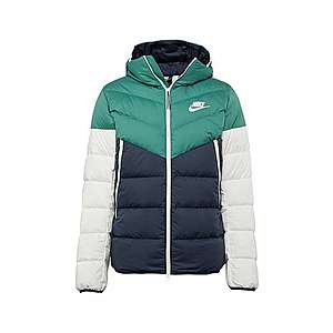 Nike Sportswear Zimná bunda tmavomodrá / zelená vyobraziť