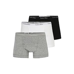 Calvin Klein Underwear Boxerky 'TRUNK 3PK' sivá / čierna / biela vyobraziť
