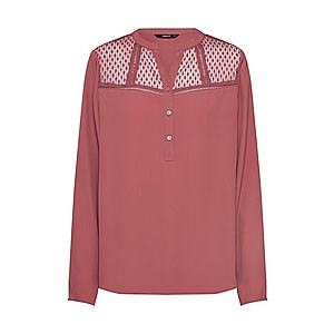 ONLY Blúzka 'ONLMIA L/S SLEEVE SHIRT WVN' pastelovo červená vyobraziť