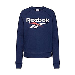 Reebok Classic Mikina 'BIG VECTOR CREW' námornícka modrá / biela / červené vyobraziť