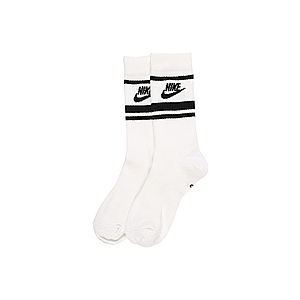 Nike Sportswear Ponožky 'Nike Sportswear Essential' čierna / biela vyobraziť