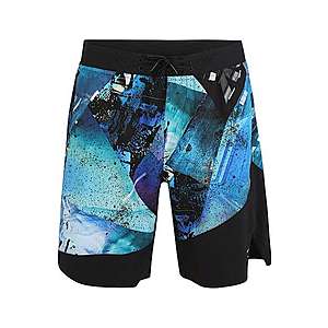 REEBOK Športové nohavice 'TS Epic Short Aop Q' čierna / modré / zmiešané farby vyobraziť