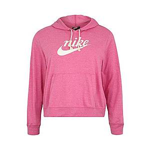 Nike Sportswear Mikina s ružovými fľakmi / biela vyobraziť