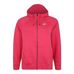 Nike Sportswear Tepláková bunda ružová / biela vyobraziť
