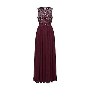 LACE & BEADS Večerné šaty 'Isla Maxi' burgundská vyobraziť