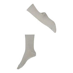 FALKE Ponožky 'Shiny Rib SO' strieborná vyobraziť