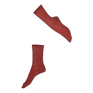 FALKE Ponožky 'Shiny Rib SO' červené vyobraziť