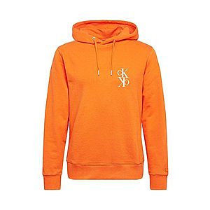 Calvin Klein Jeans Mikina 'BACK MIRRORED MONOGRAM HOODIE' oranžová vyobraziť