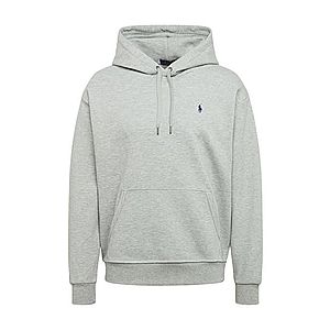 POLO RALPH LAUREN Mikina 'LSPOHOODM7-LONGSLEEVE-KNIT' sivá vyobraziť