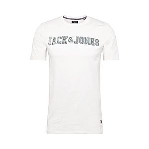 JACK & JONES Tričko 'PRLOGO BLU' šedobiela vyobraziť