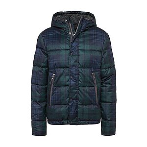 Superdry Zimná bunda 'NEW ACADEMY JACKET' námornícka modrá / zelená vyobraziť