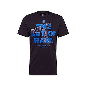G-Star RAW Tričko 'Graphic 17 r t s\s photo' modré / čierna vyobraziť
