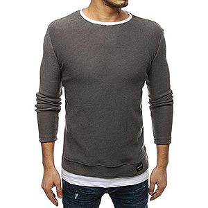 Originálny tmavo-sivý pánsky sveter (wx1451) vyobraziť