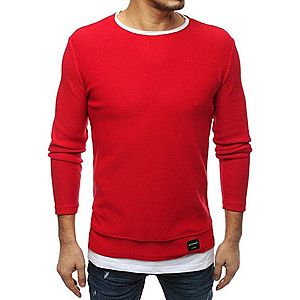Pánsky sveter v červenej (wx1454) vyobraziť
