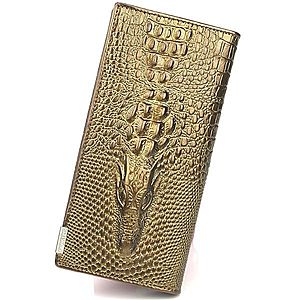 Peňaženka Crocodile - Zlatá KP2114 vyobraziť