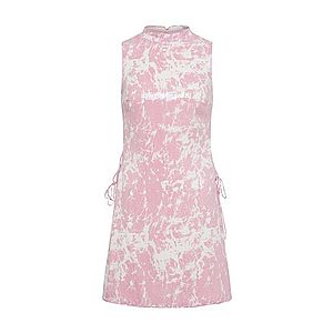 GUESS Kokteilové šaty 'KIELLA' ružová / biela vyobraziť