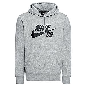 Nike SB Mikina sivá melírovaná / čierna vyobraziť