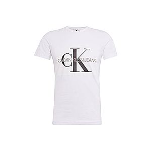 Calvin Klein Jeans Tričko 'Core Monogram Box Logo Slim Tee' svetlosivá / čierna / biela vyobraziť