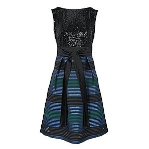 Heine Kokteilové šaty modré / čierna vyobraziť