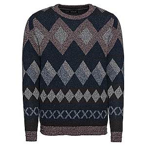 JACK & JONES Sveter 'JPRWEST KNIT CREW NECK' čadičová vyobraziť