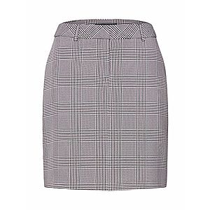 Dorothy Perkins Sukňa 'BLK & PORT CHECK BELTED SKIRT' sivá / čierna vyobraziť