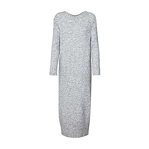 EDITED Pletené šaty 'Deena' sivá melírovaná vyobraziť