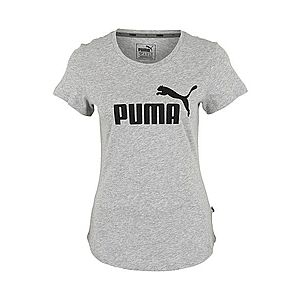 PUMA Funkčné tričko sivá / čierna vyobraziť