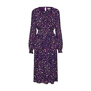 Rich & Royal Šaty 'Printed Dress' fialová / zmiešané farby vyobraziť
