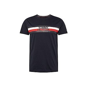 TOMMY HILFIGER Tričko tmavomodrá / červené / biela vyobraziť