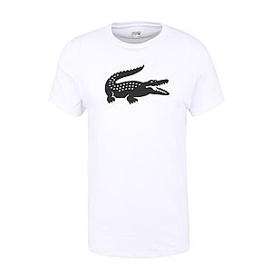 Lacoste Sport Funkčné tričko biela / čierna vyobraziť