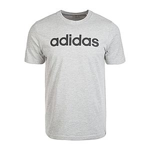 ADIDAS PERFORMANCE Funkčné tričko 'Essentials Linear Logo' čierna / sivá melírovaná vyobraziť