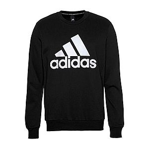 ADIDAS PERFORMANCE Športová mikina 'Mh Bos' biela / čierna vyobraziť