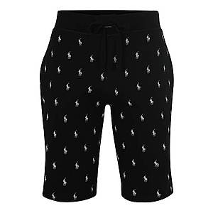 POLO RALPH LAUREN Pyžamové nohavice čierna / biela vyobraziť