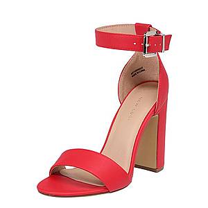 NEW LOOK Remienkové sandále 'Luis' červené vyobraziť