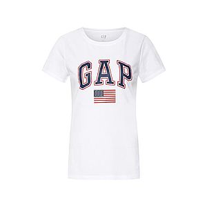 GAP Tričko 'FLAG TEE- US' tmavomodrá / svetločervená / biela vyobraziť