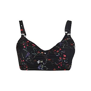 Swim By Zizzi Bikinový top zmiešané farby / čierna vyobraziť