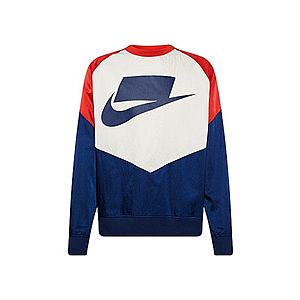 Nike Sportswear Mikina krémová / tmavomodrá / červené vyobraziť