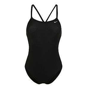 Nike Swim Športové jednodielne plavky 'Nike Nylon Solid' čierna vyobraziť
