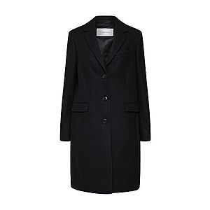 Calvin Klein Prechodný kabát 'WOOL CASHMERE MELTON CROMBY COAT' čierna vyobraziť