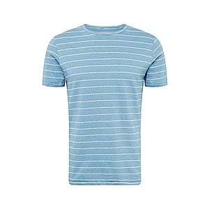 JACK & JONES Tričko 'GRAFTON BLU. TEE' nebesky modrá / biela vyobraziť