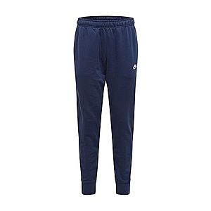 Nike Sportswear Nohavice námornícka modrá / biela vyobraziť