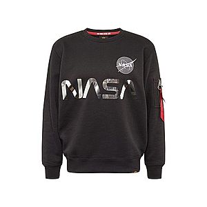 ALPHA INDUSTRIES Mikina 'NASA Reflective' sivá / čierna vyobraziť