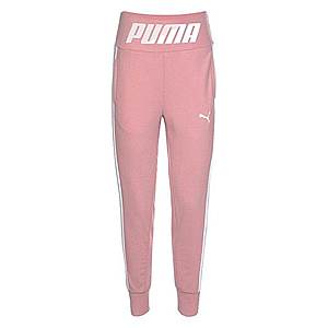 PUMA Športové nohavice ružová / biela vyobraziť