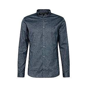 JACK & JONES Košeľa 'JPRLOGO TWIST SHIRT L/S STS' petrolejová vyobraziť