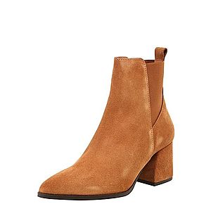 VERO MODA Členkové čižmy 'JOY LEATHER BOOT' koňak vyobraziť