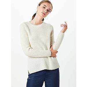 VILA Sveter 'VIGOOD O-NECK KNIT TOP' biela vyobraziť