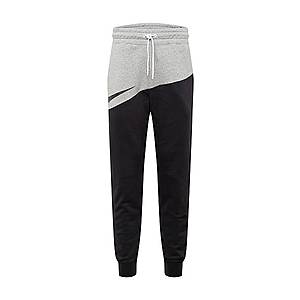 Nike Sportswear Nohavice 'M NSW SWOOSH PANT BB' sivá / čierna vyobraziť