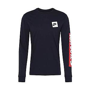 Nike Sportswear Tričko 'M NSW LS TEE JDI BMPR' červené / čierna vyobraziť