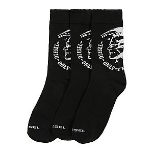 DIESEL Ponožky 'SKM-RAY-THREEPACK Socks 3pack' čierna vyobraziť