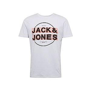 JACK & JONES Tričko 'BOOSTER ' červené / biela vyobraziť
